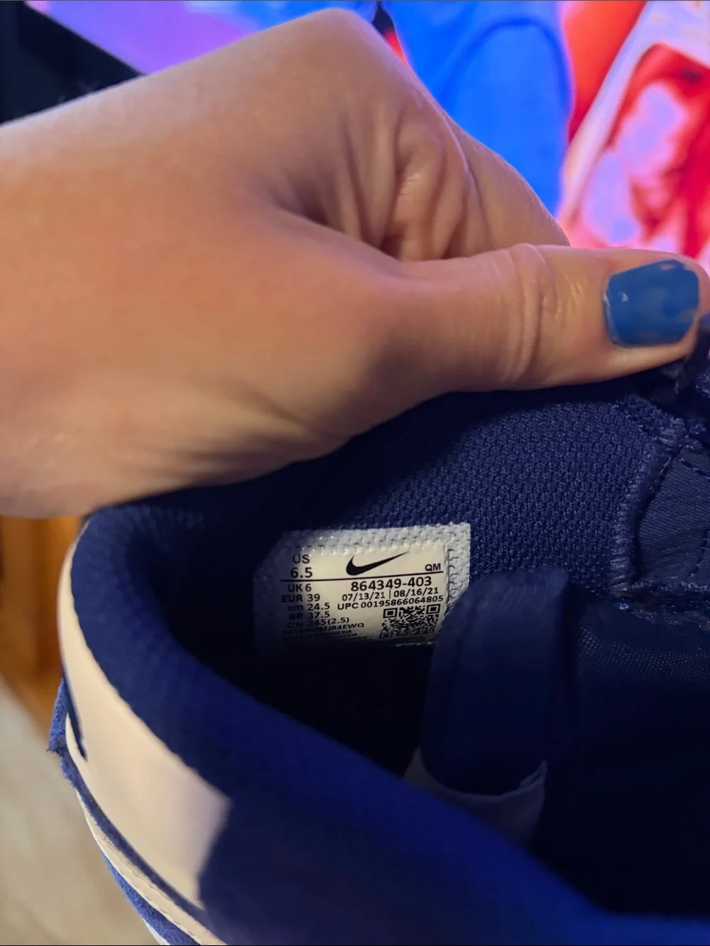 Nike SB Zoom Blazer Mid Royal Blue Suede High-Top Sneakers with White Swoosh